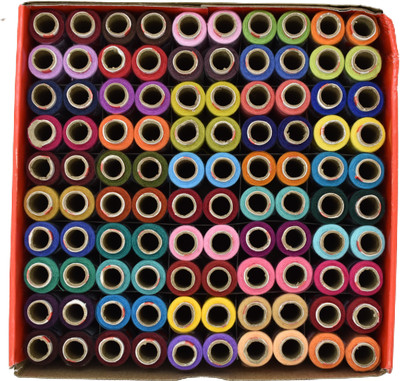 Hunny - Bunch multicolor Thread(180 m Pack of100)