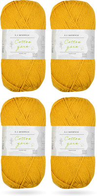 M.G Enterprise mustard yellow Thread(676 m Pack of4)