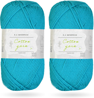 M.G Enterprise Turquoise Blue Thread(338 m Pack of2)