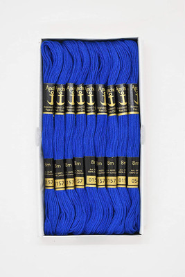 Hunny - Bunch Anchor Thread Stranded Cotton Skeins Threads (Set of 25 Pieces)(Shade no.157) Thread(8 m Pack of25)