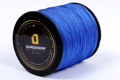 DAMODARAM 2mm Nylon Macrame Thread Cord For Art Craft & DIY Projects (Royal Blue) Thread(100 m Pack of1)