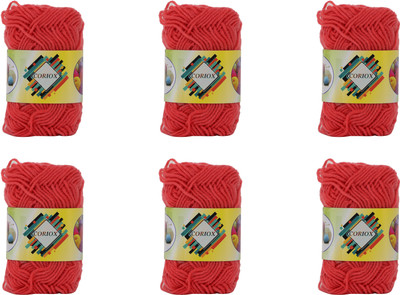 coriox Neon Pink Thread(100 m Pack of6)