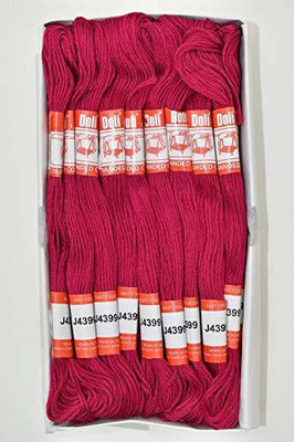 Jully Doli Stranded Cotton Skiens Cross Stitch Embroidery Threads(Shade no. 4399) Thread(8 m Pack of25)
