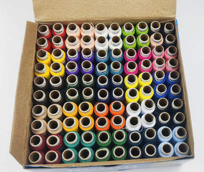 Shubh Mart MULTICOLOR Thread(150 m Pack of100)