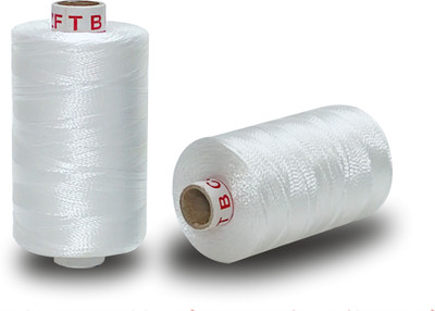 DOMICK Ultra-Thin Strong Nylon Thread 2 Ply, Beading Jewellery Craft Making. 1000M Thread(500 m Pack of2)