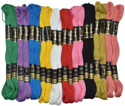 Hunny - Bunch Anchor Mix Set 2 Thread(160 m Pack of20)