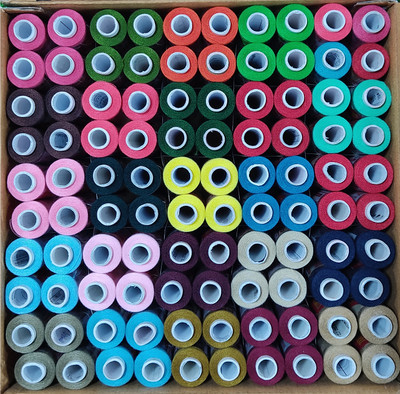 TOREX TOREX COLORFUL SEWING AND STITCHING THREAD BOX SET 25 SHADES MULTICOLOR Thread(300 m Pack of100)