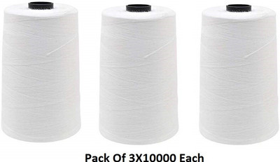 DIARA White Thread(10000 m Pack of3)