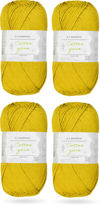 M.G Enterprise Mustard Yellow II Thread(676 m Pack of4)