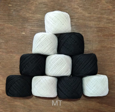 Sygnius BLACK + WHITE Thread(30 m Pack of10)