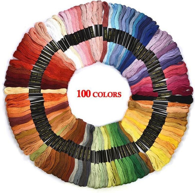 Crafts Haveli Multi Thread(10 m Pack of10)
