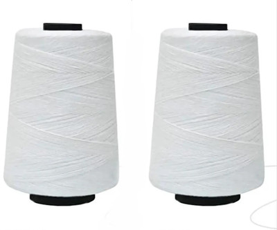 ARTPARASITE Coats Spade All Purpose Sewing Thread Cone Overlock Hand Machine Polyester Spun Thread(10000 m Pack of2)