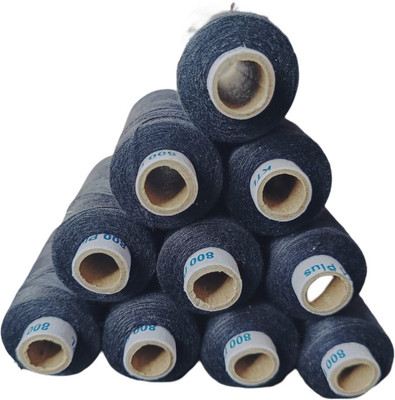 MayRose Black Thread(800 m Pack of10)