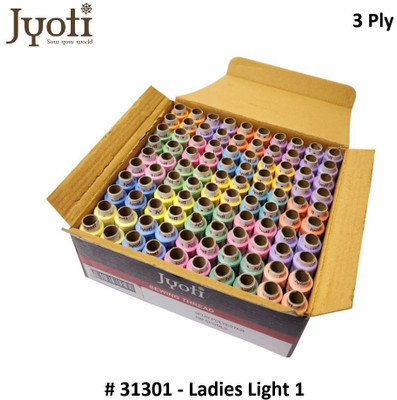 Jyoti Multicolor Thread(135 m Pack of100)