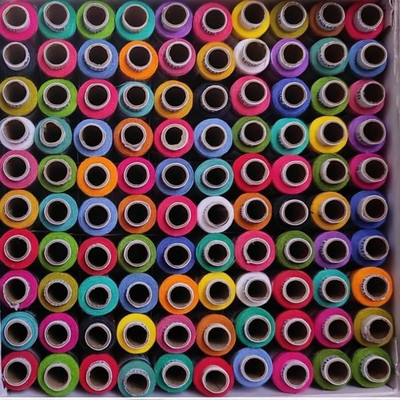 golajitraders Multicolor Thread(150 m Pack of100)
