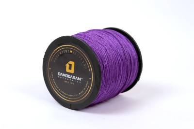 DAMODARAM 2mm Nylon Macrame Thread Cord For Art Craft & DIY Projects (Jambli Violet) Thread(100 m Pack of1)