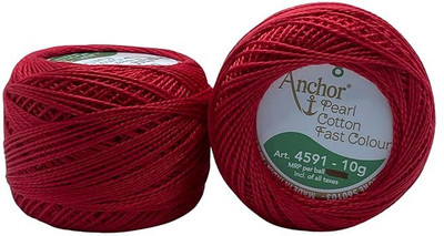 PINACO INDIA Dark Red 046 Thread(30 m Pack of2)
