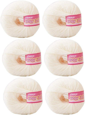 ARTPARASITE Vardhman Baby Soft Thin 4ply Knitting Wool Ball 25 Gram Each yarn Hand Thread Thread(87 m Pack of5)