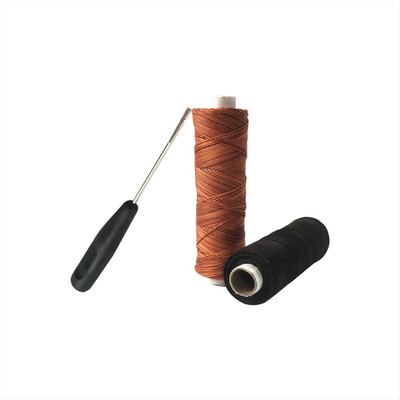 ANWALA MARKA Black, Brown Thread(100 m Pack of2)