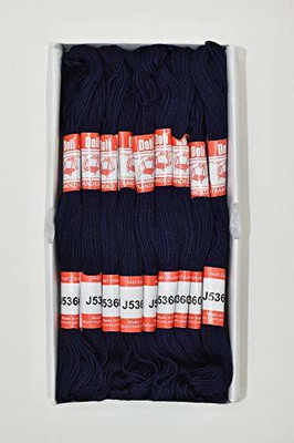 Hunny - Bunch Doli Stranded Cotton Skiens Cross Stitch Embroidery Threads(Shade no. 5360) Thread(8 m Pack of25)