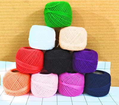 TRENDY ONE Multi Color Thread(8 m Pack of10)