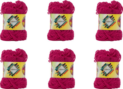coriox Pink Thread(100 m Pack of6)