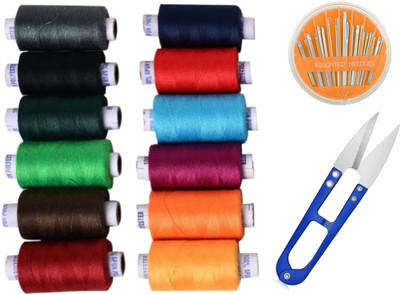 Clezaro Multicolor Thread(300 m Pack of14)