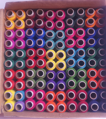 Krishna Enterprises multicolour Thread(150 m Pack of100)