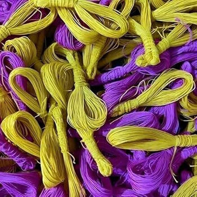 Shanmika Mithila janeu Yellow Thread(4.5 m Pack of11)