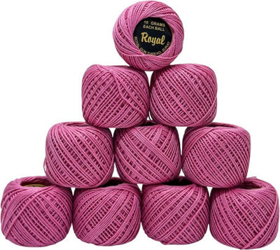 ROYAL GUN THREAD Pink Color Thread(35 m Pack of10)