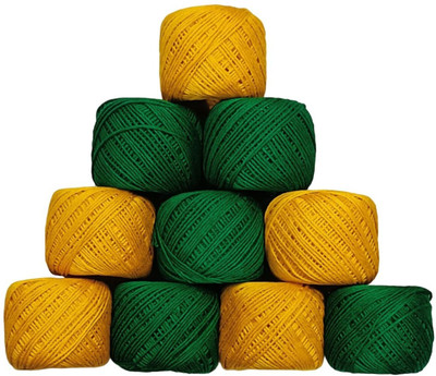 Sygnius GREEN & HALDI YELLOW Thread(30 m Pack of10)
