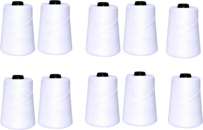 TOREX 8 Ply Polyester Thread Unbreakable Bag Closing Thread Thread(1000 m Pack of10)