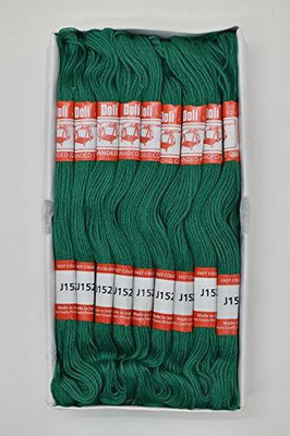 Hunny - Bunch Doli Stranded Cotton Skiens Cross Stitch Embroidery Threads(Shade no. 152) Thread(8 m Pack of25)