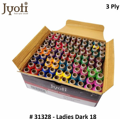 Jyoti Multicolored Thread(135 m Pack of100)