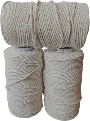 MayRose Off White Thread(300 m Pack of3)