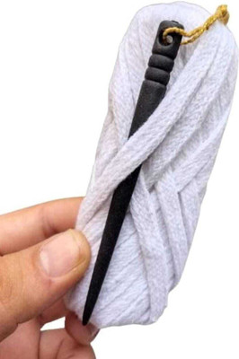 AAHANSHOPPE WHITE Thread(10 m Pack of1)