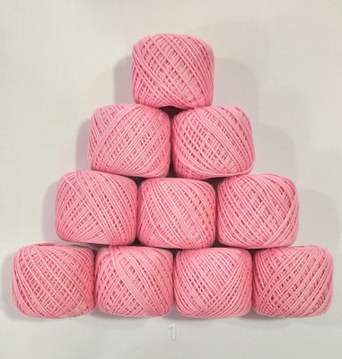 SHOPOBOX Light Pink Thread(30 m Pack of10)