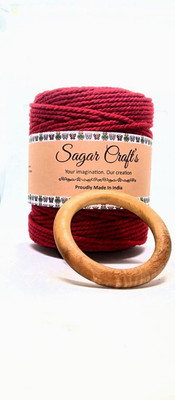 SAGARCRAFT Red Thread(100 m Pack of1)