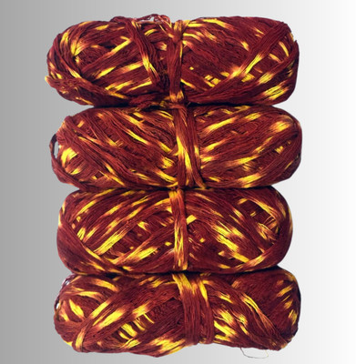 Devansh Mauli Thread Roll Red Yellow Kalawa Sacred Thread for Puja,Festival&Mandir Use Thread(40 m Pack of4)
