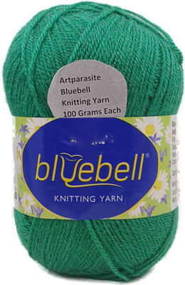 ARTPARASITE Soft Acrylic Yarn for Knitting Crochet Wool Ball Needles Crochet Hook Sea Green Thread(300 m Pack of1)