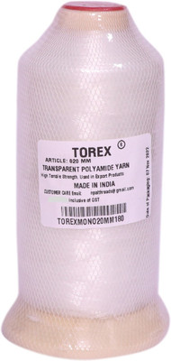 TOREX 0.20mm nylon monofilament polyamide transparent clear Thread(5000 m Pack of1)