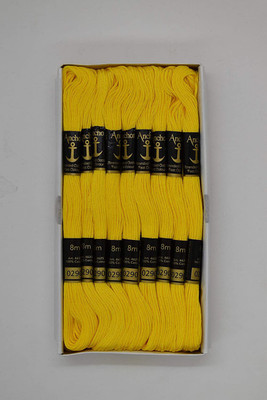 Hunny - Bunch Anchor Thread Stranded Cotton Skeins Threads (Set of 25 Pieces)(Shade no.290) Thread(8 m Pack of25)