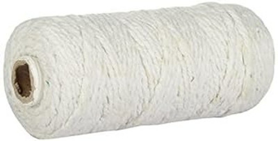 Implemental Asbestos Yarn 1Kg (Temperature Limitation-200°C)white Thread(1.5 m Pack of1)