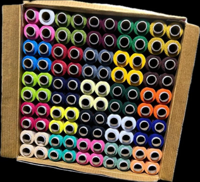 Traffic MULTI COLOUR Thread(150 m Pack of100)
