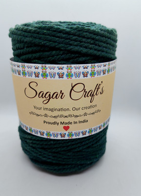 SAGARCRAFT STONE-GREEN Thread(100 m Pack of1)