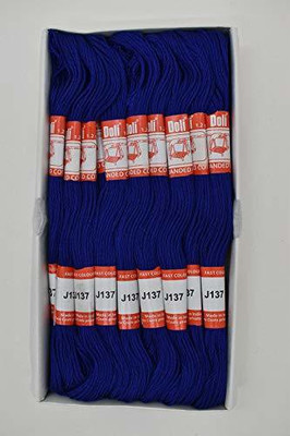 Hunny - Bunch Doli Stranded Cotton Skiens Cross Stitch Embroidery Threads(Shade no. 137) Thread(8 m Pack of25)