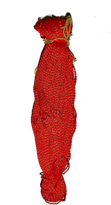 manrish Red Striped Malai Dori For Craft, Embroidery, Beading, Jewelry Making,DIY Thread(50 m Pack of1)