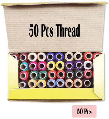 StwoN Multicolor Thread(150 m Pack of50)