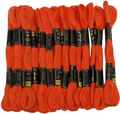 ANCHOR Orange Thread(8 m Pack of15)