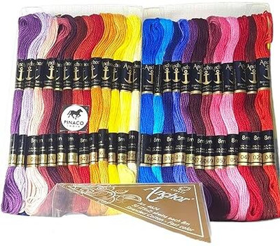 PINACO INDIA MULTI Thread(8 m Pack of100)